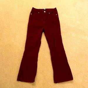 BDG Maroon corduroy pants